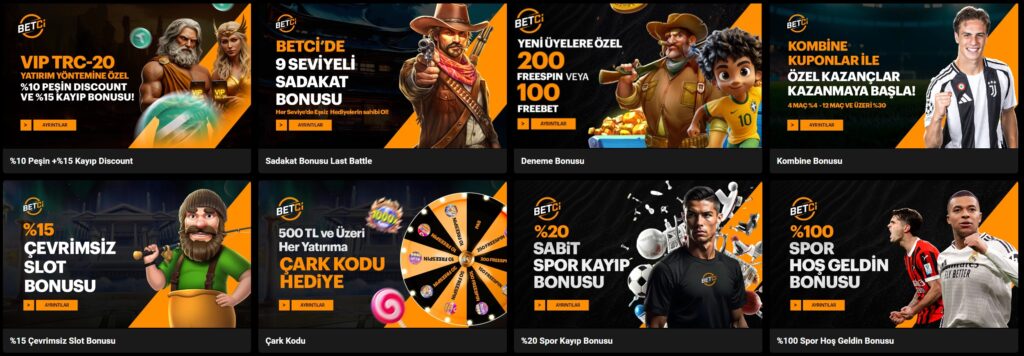 betci bonusları